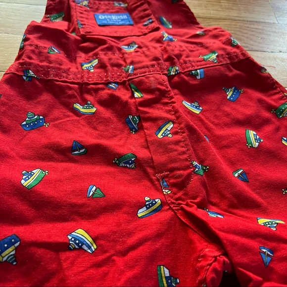 🇺🇸🛳Oshkosh Vintage Toddler Made in the USA Boat Overalls🛳🇺🇸 - Picture 2 of 12